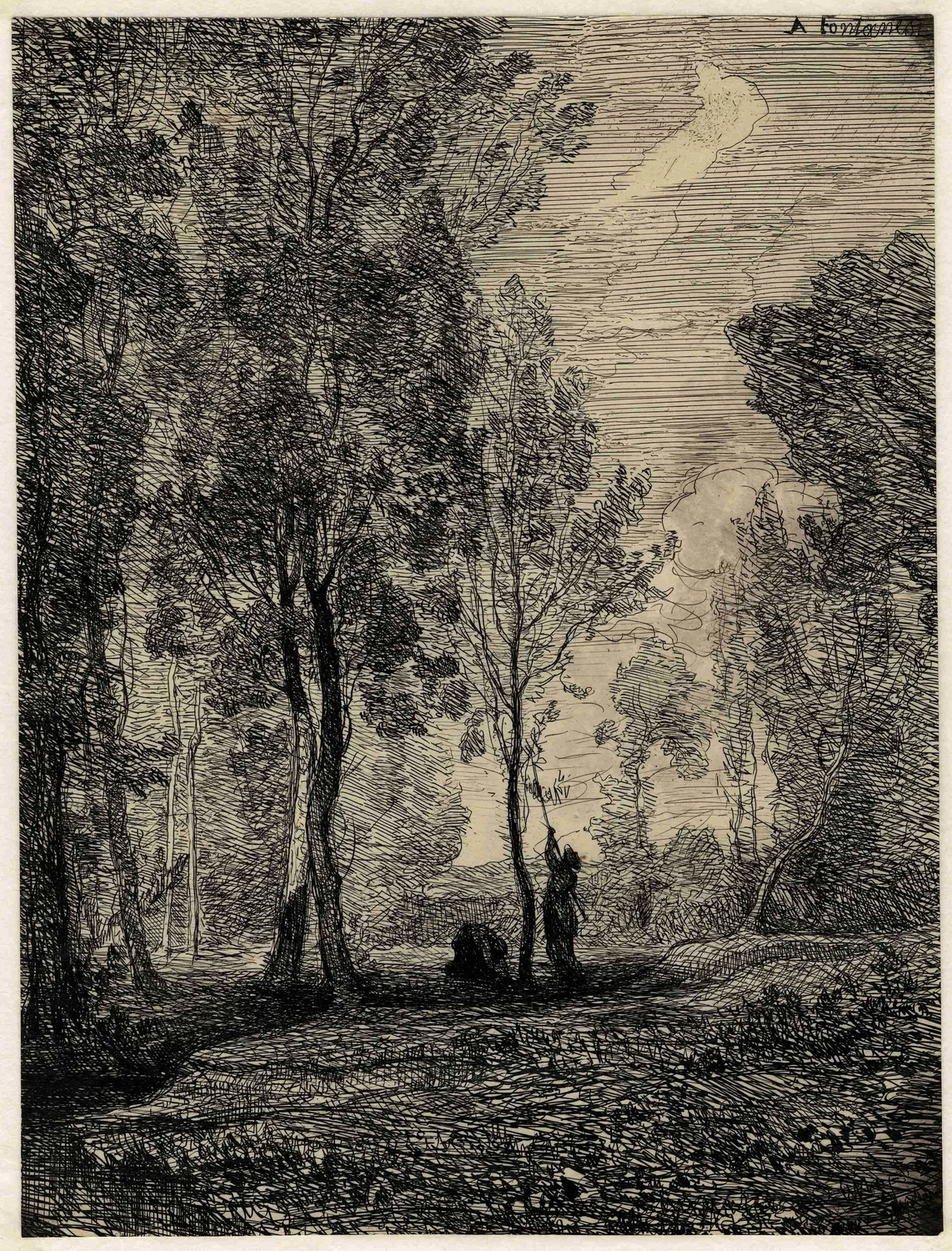 La radura, 1863 - Musée d’Art et d’Histoire, Cabinet d’arts graphiques, Genève